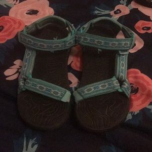Girls Teva Velcro sandal